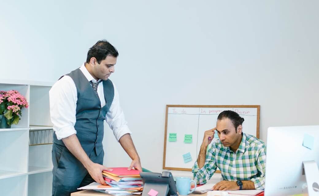 Our team at work
